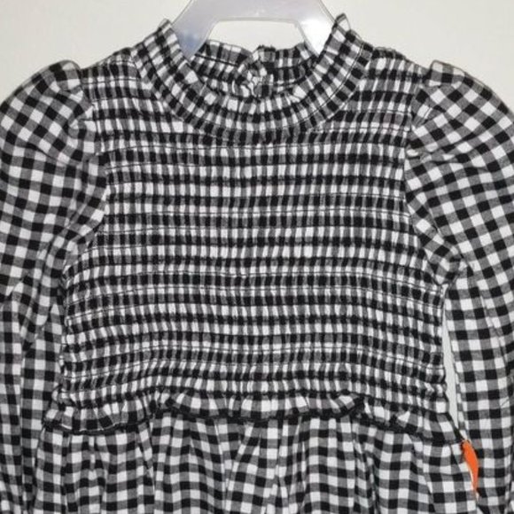 NWT baby/toddler girl dress, black/white checkered, size 18 month K-050 - Picture 2 of 2